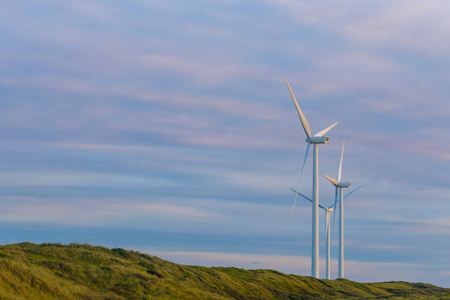 在自然的环境中为可持续能源的风力涡轮机