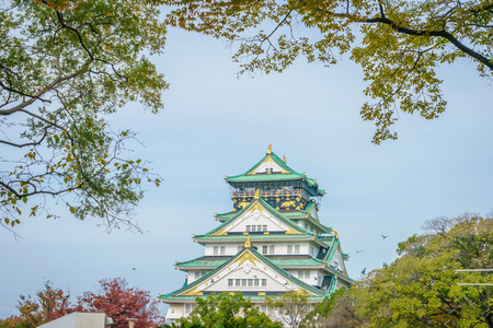 在大阪市的城堡