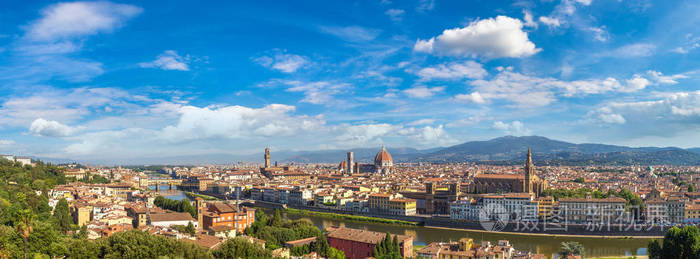 佛罗伦萨的全景视图