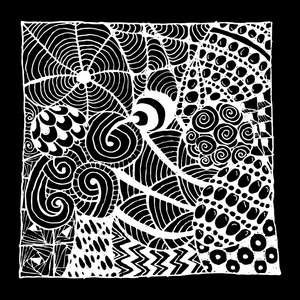 Zentangle 的点缀，为您设计素描