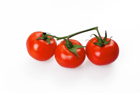 熟的西红柿的分支