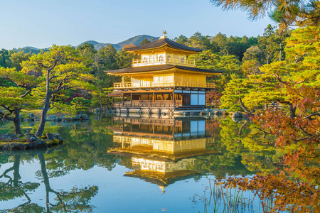 金阁寺美丽建筑金阁