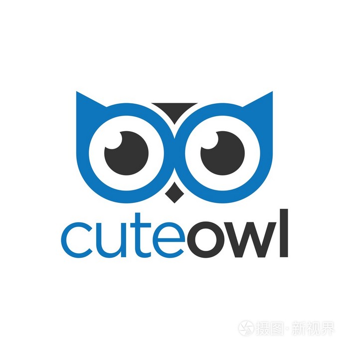猫头鹰logo模板