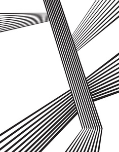 黑色和白色的 mobious 波条纹光抽象设计