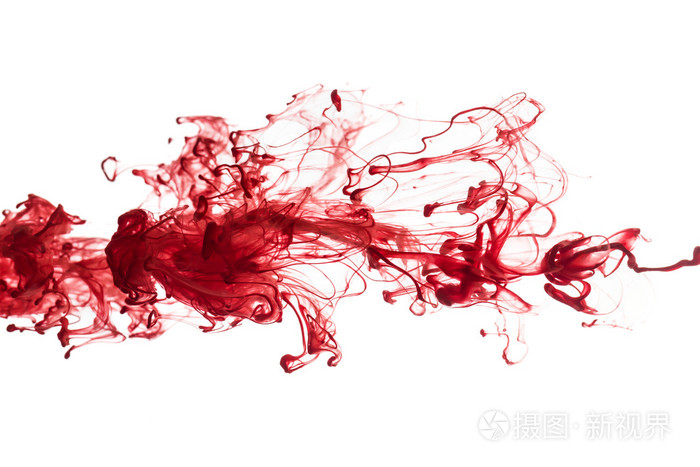 红色墨水