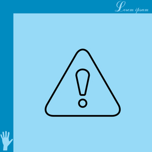 感叹号危险的信号照片