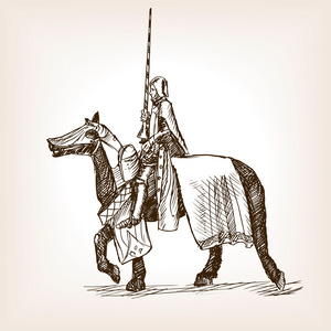 老式的骑士图片