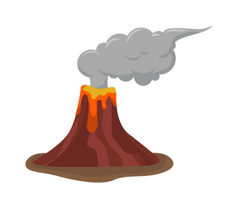 地震火山喷发图片