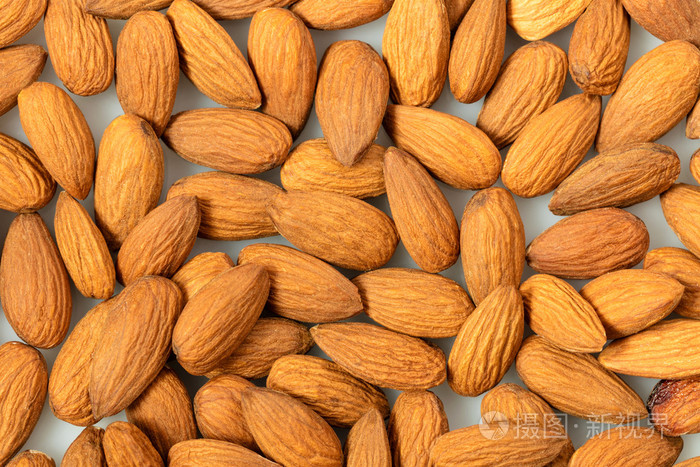 天然杏仁特写照片-正版商用图片0eeufp-摄图新视界
