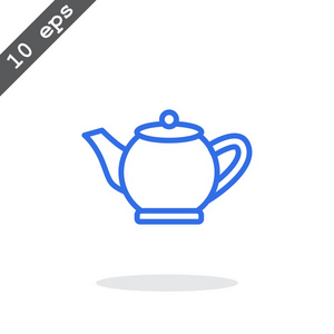 陶瓷茶壶图标