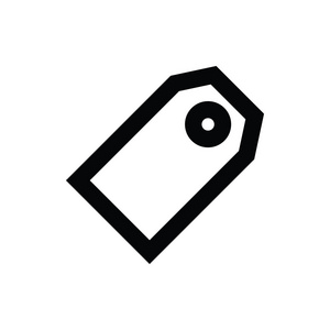 建立关键词标记矢量图标照片