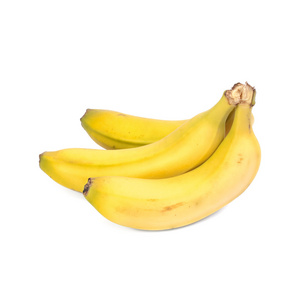 三个香蕉孤立