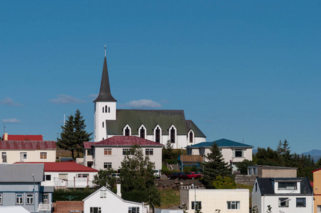 教会在冰岛博格尼镇