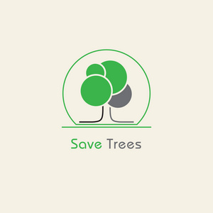 保存图标设计保存树矢量图标.logo 设计元素照片