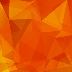 由橙色三角形组成的抽象背景