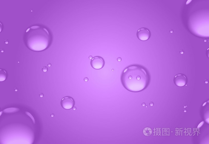 肥皂泡上紫色背景紫抽象背景