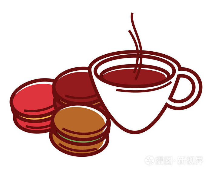 美味甜杏仁饼插画-正版商用图片0eg30r-摄图新视界