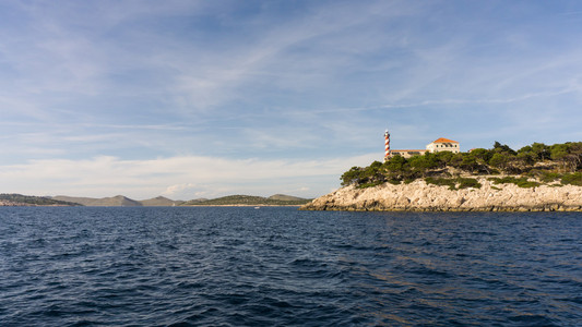 亚得里亚海海景。美丽的形象