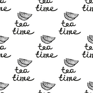 茶时间或喝咖啡休息时间背景
