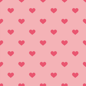 模式与可爱的心图片