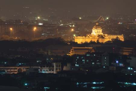 阿南塔 samakhom 王位大厅在泰国皇家杜斯特宫，曼谷，泰国