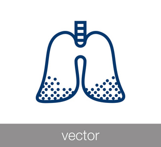 人肺图标