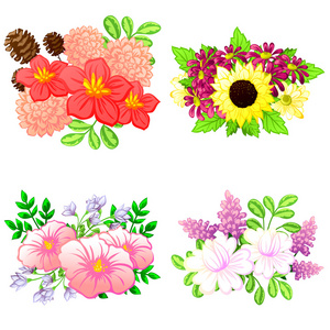 鲜花花束集图片