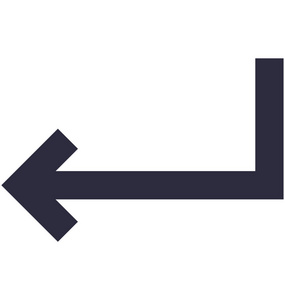 驱动器的左手左的箭头矢量图标照片