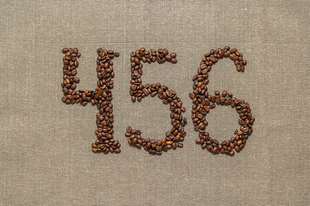 数字四 五 六次从咖啡豆