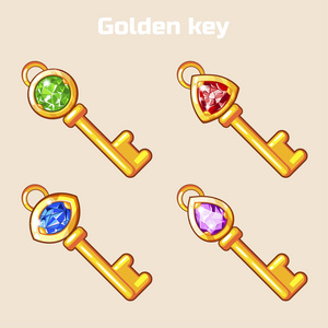 动漫与钻石的金钥匙卡通无缝模式黄金锁锁和密钥箭头图,证券交易所