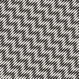 无缝波纹图案。重复向量纹理。波形图形背景。简单条纹