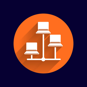 网络-矢量图标网络有线局域网 web照片