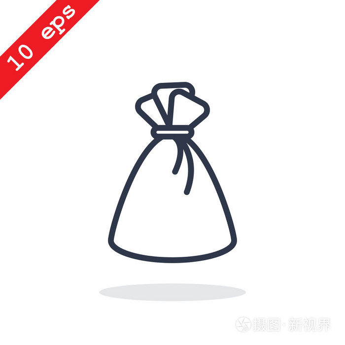 轮廓袋图标插画-正版商用图片0eh45i-摄图新视界