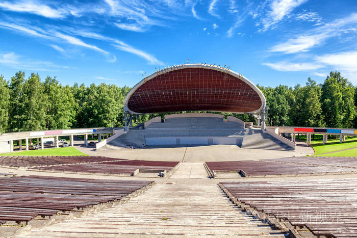 歌节groundsamphitheater在爱沙尼亚塔尔图