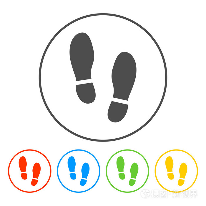 印记鞋底鞋iconshoes打印iconvector图