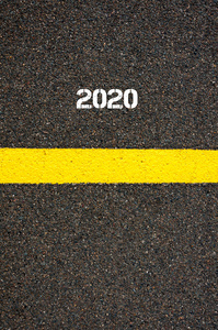 道路标线黄线到 2020 年
