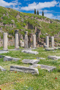 贝加蒙 Bergama 土耳其的废墟