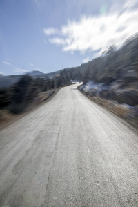 山区公路背景