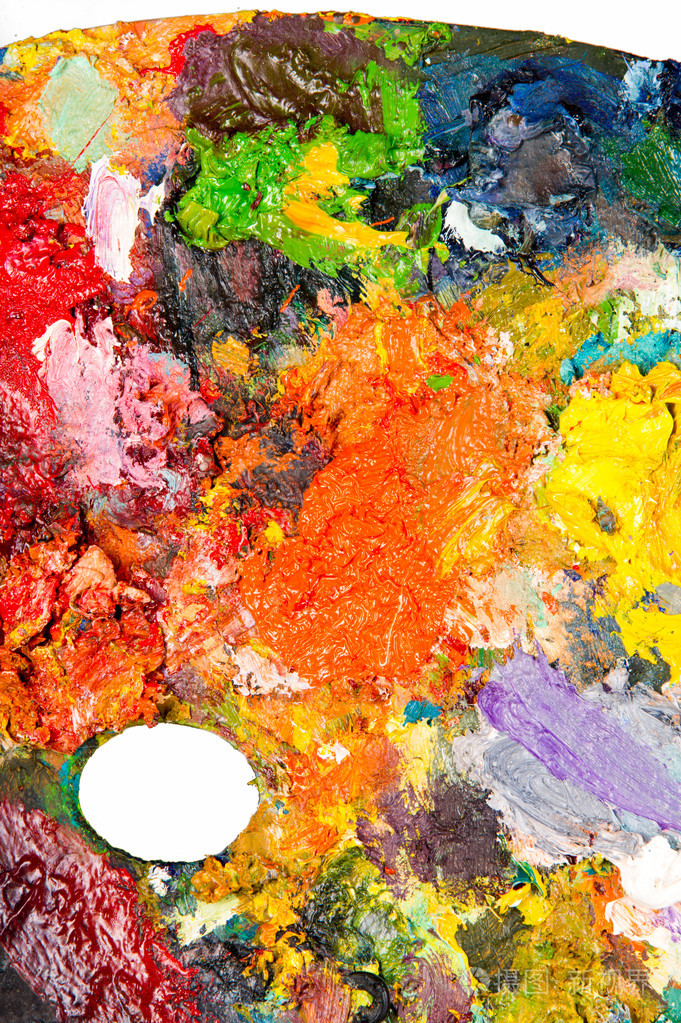 画家的调色板这位艺术家的调色板