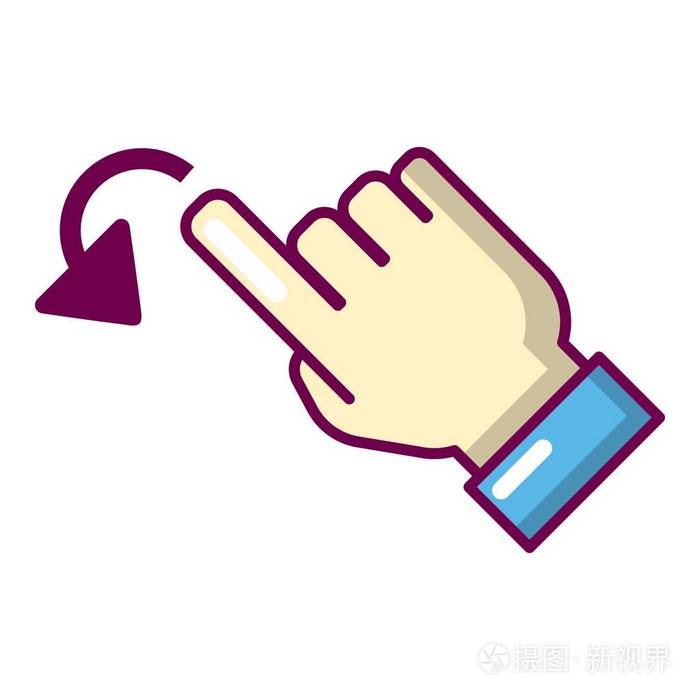 光标移动图标卡通风格