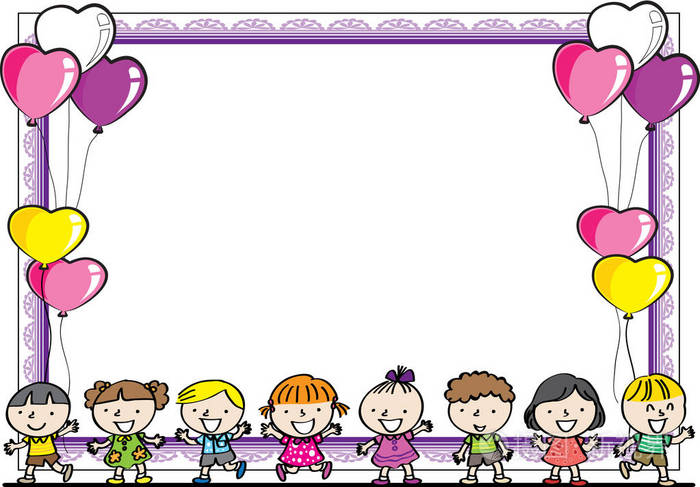 卡通孩子的矢量设计背景