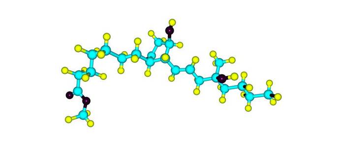 米索前列醇分子结构上白色孤立