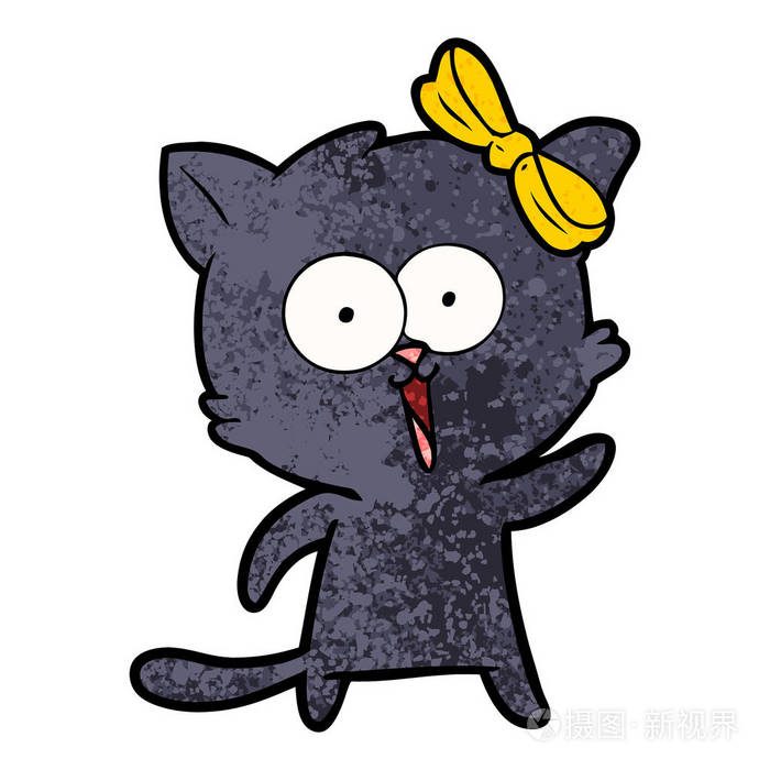 矢量图的卡通猫