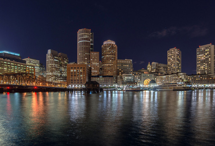 城市景观的波士顿，马萨诸塞州，美国