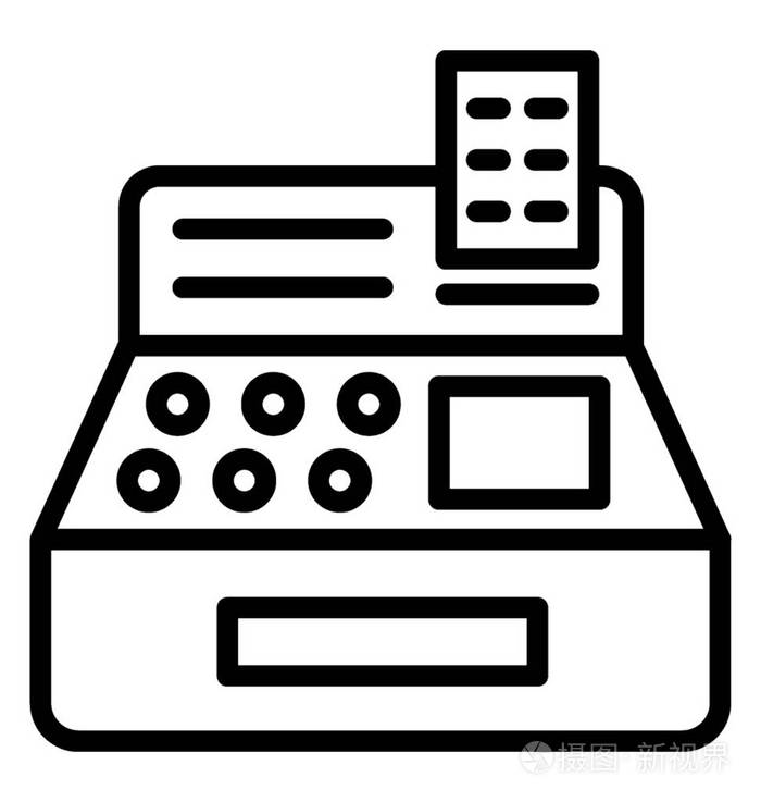 收银台矢量图标