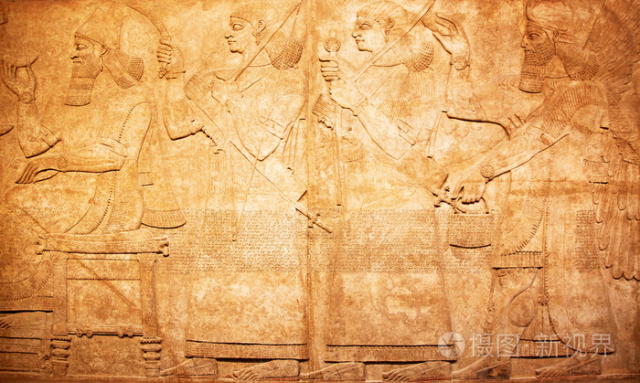 古代苏美尔石雕