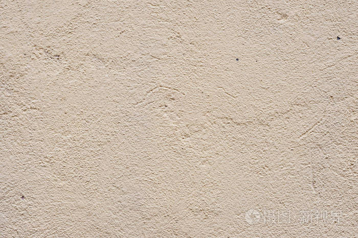 质地米色的水泥墙, 柔和的衬里.外墙外部纹理外墙照片-正版商用图片0e