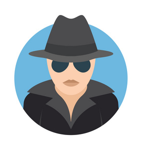 间谍矢量图照片