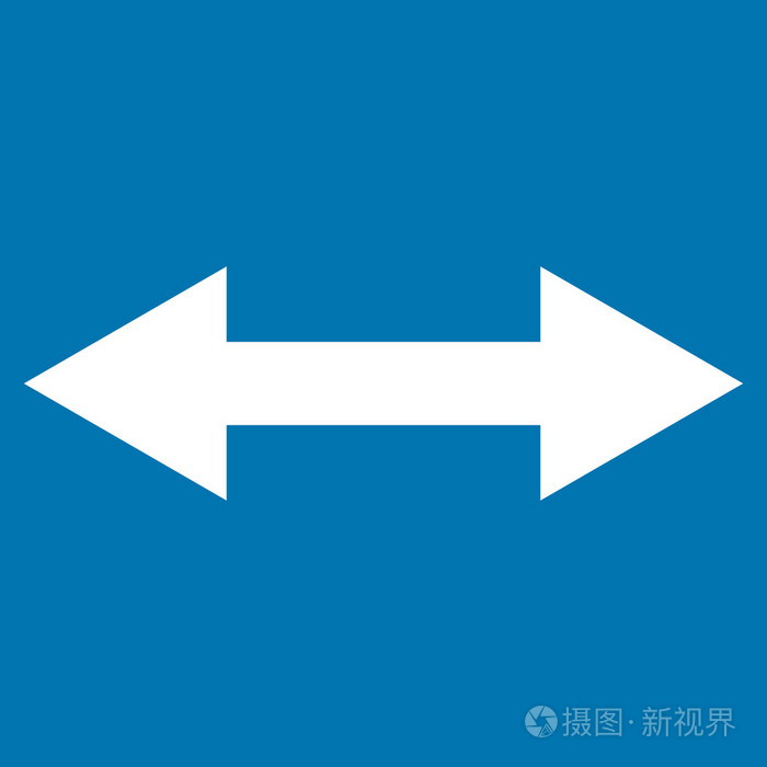 水平翻转平面矢量图标
