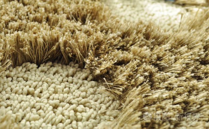 簇绒地毯特写